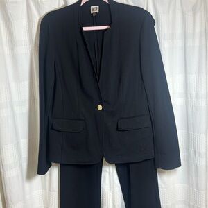 Anne Klein Black Pantsuit